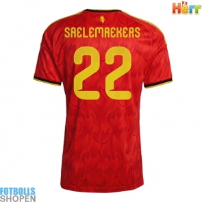 Billiga Belgien Alexis Saelemaekers #22 Hemmatröja VM 2026 Kortärmad